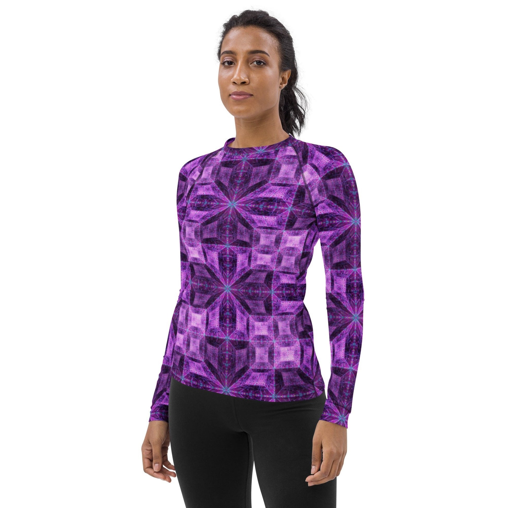 Hyperr Purple Dragon Guard - Mat Dragon - Rash Guard - XS