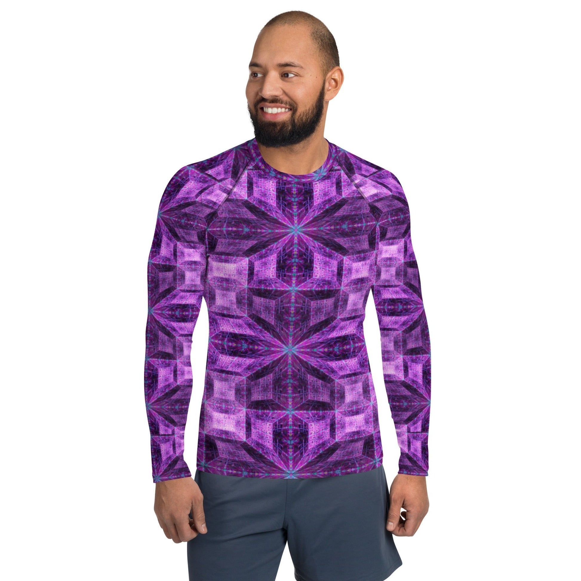 Hyperr Purple Dragon Guard - Mat Dragon - Rash Guard - XS