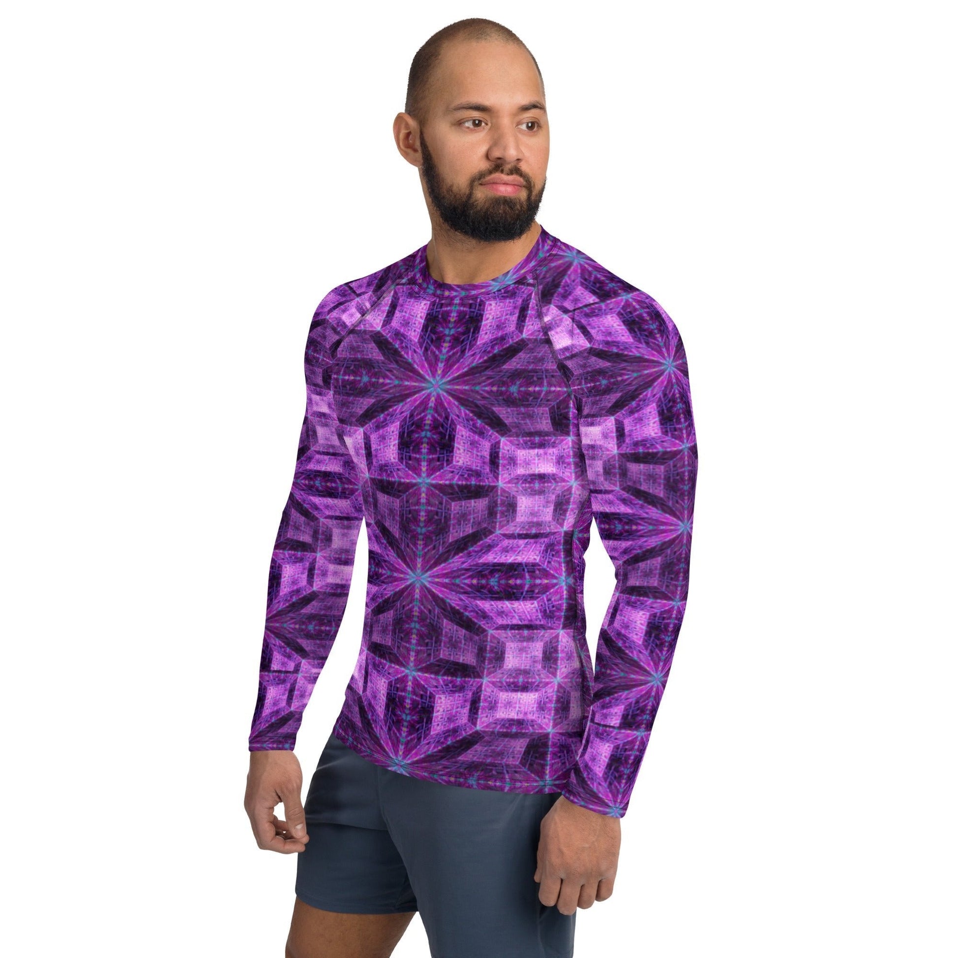 Hyperr Purple Dragon Guard - Mat Dragon - Rash Guard - XS