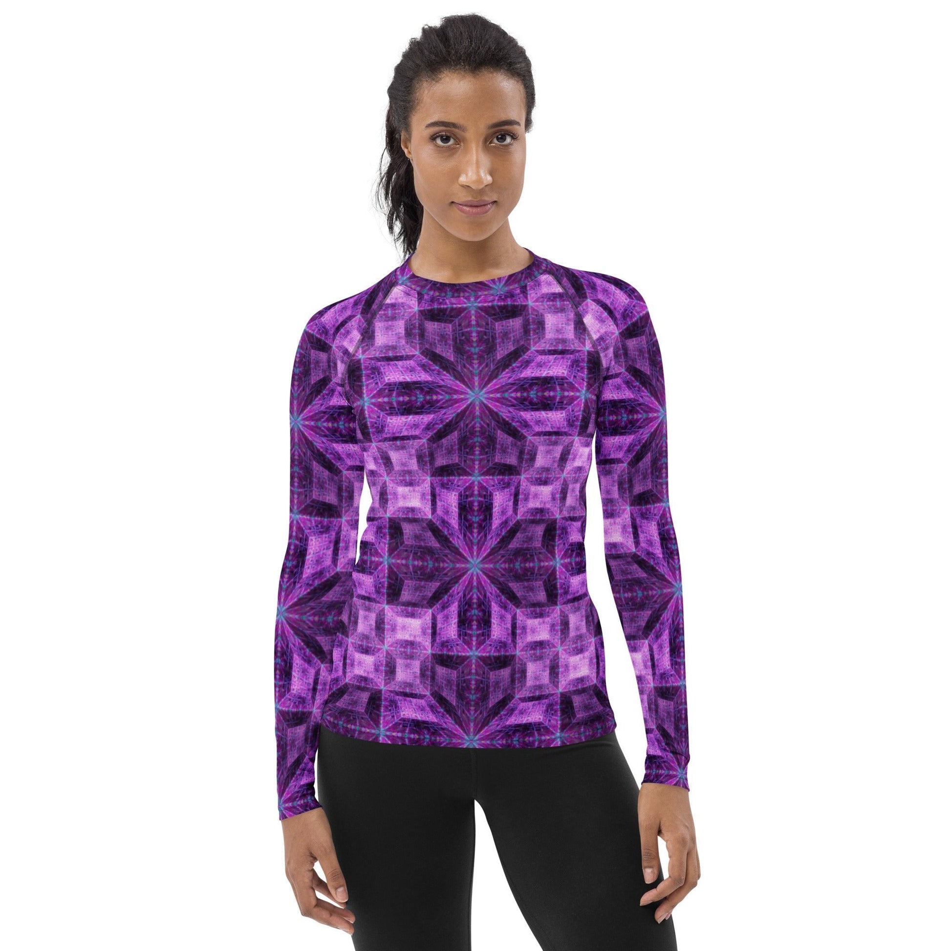 Hyperr Purple Dragon Guard - Mat Dragon - Rash Guard - XS