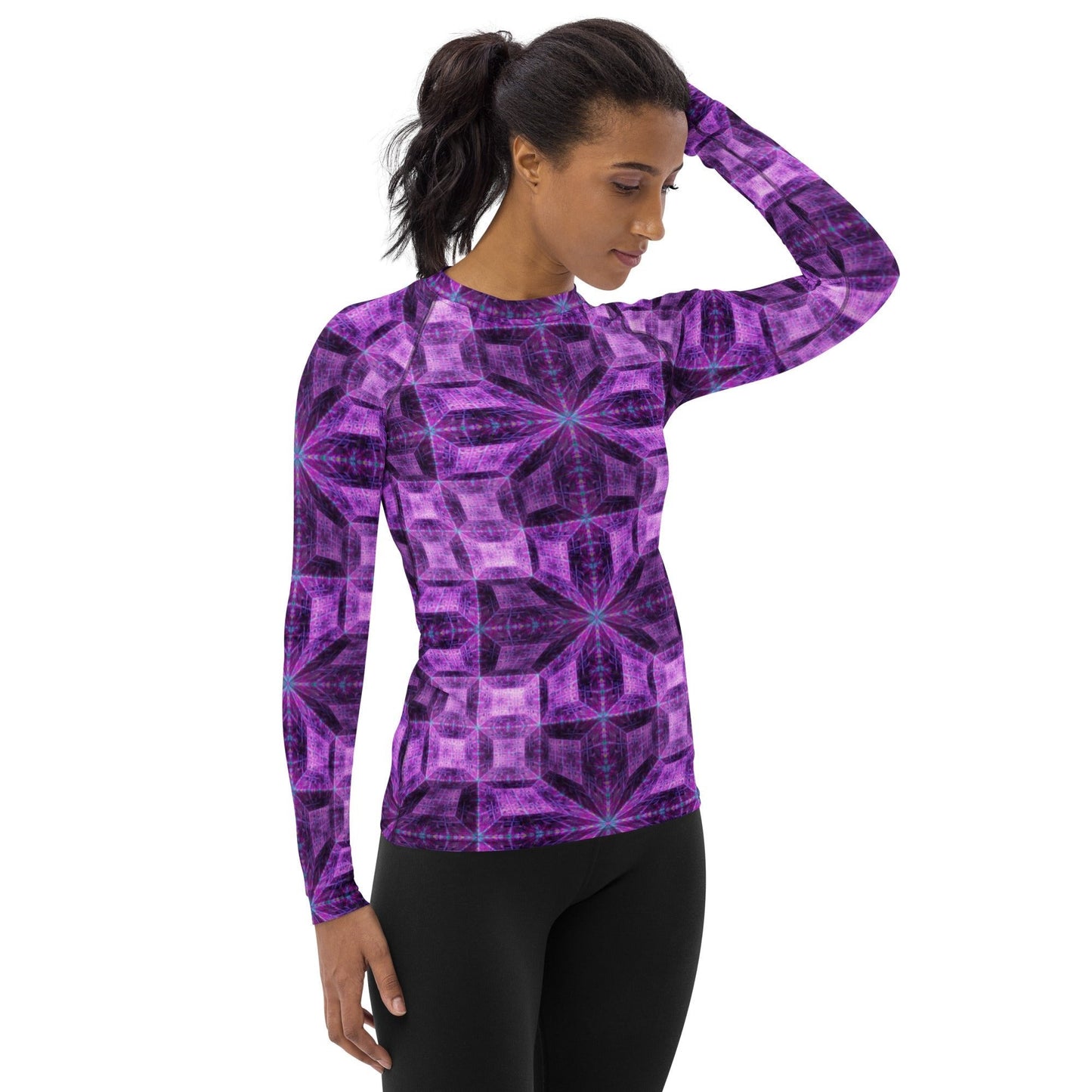 Hyperr Purple Dragon Guard - Mat Dragon - Rash Guard - XS