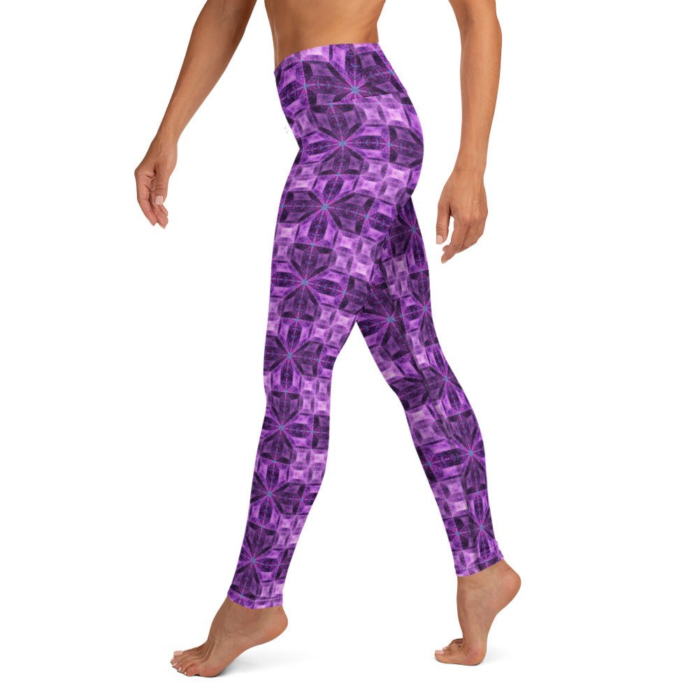 Hyperr Purple Dragon Leggings - Mat Dragon - XS