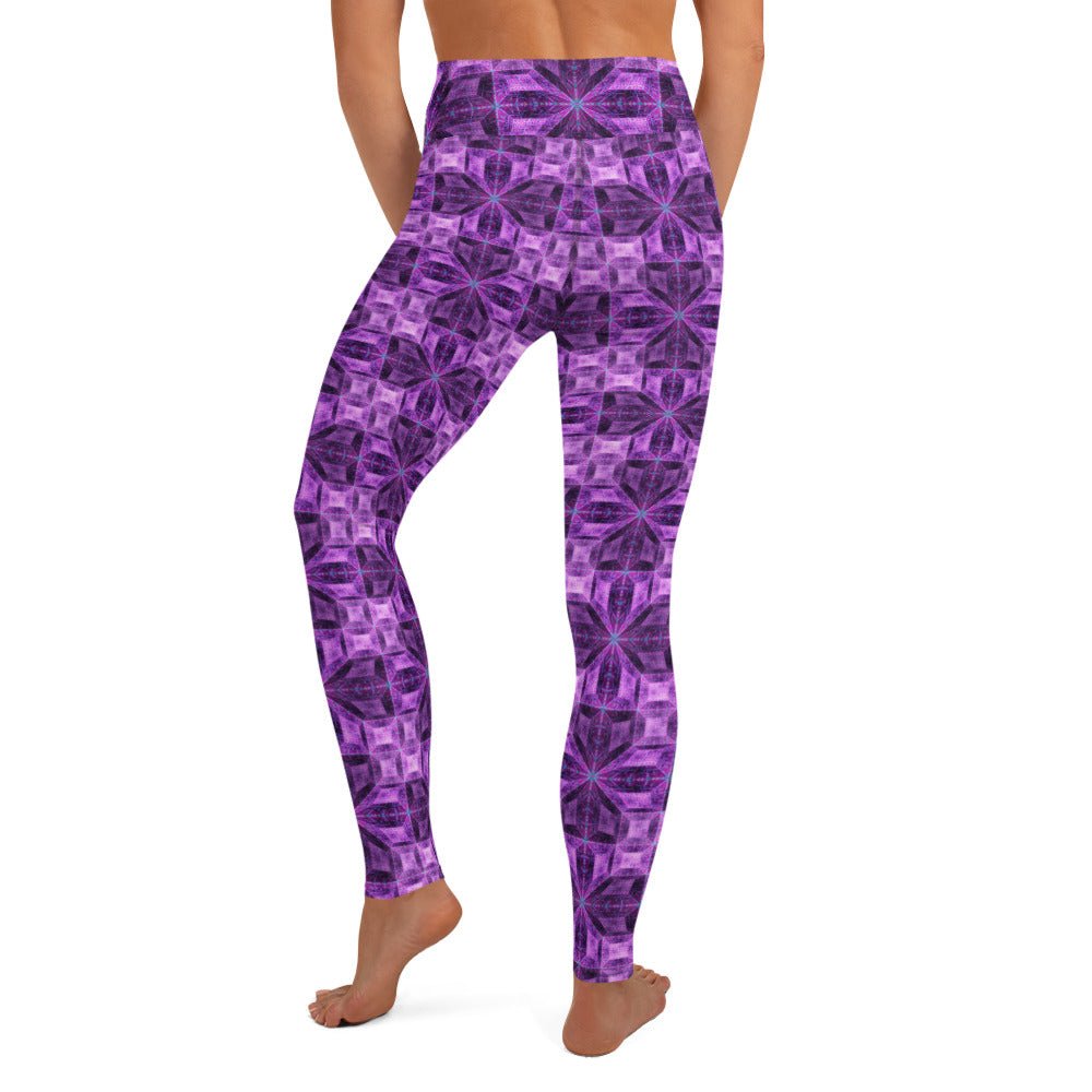 Hyperr Purple Dragon Leggings - Mat Dragon - XS